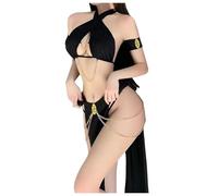 Generisch Cosplay Costume for Women Cosplay Outfit with Adjustable and Strap Top Lingerie (Black, One Size)