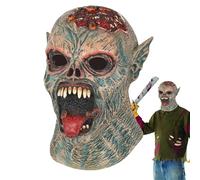 Generisch Cosplay Head , Halloween Scary Hooded , Breathable Waterproof Role Play Props for Theme Park, Outdoor, Room, Ghost House