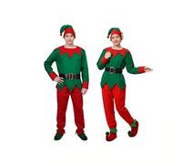 Generisch Costume for Festive Stage Performances, Family Role Play as Elegant Cosplay Transformation (Red, L)
