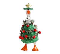 Generisch Costume for geese as a Christmas tree, Christmas tree shaped clothing for statues, clothing for goose outfit, for holiday parties and festivities as well as festivities