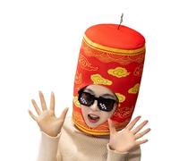 Generisch Costume Hat - Retro Soft Chinese New Year Costume Hat | Party Props and Headgear for Women Girls Teenagers Sons Daughters Family Friends