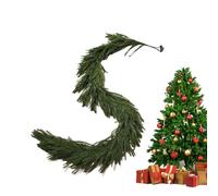 Generisch Couronne De Noël Extérieur Étanche | Décoration Murale Et Fenêtre | Couronne Et Guirlande De Noël Réaliste En Sapin Artificiel Vert Pour Maison, Jardin, Porte, Foyer, Décoration Festive