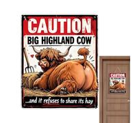 Generisch Cow Pictures Wall Decoration - Vintage Country House Style Metal Funny Wall Decoration for Bedroom Living Room Kitchen - for Animal Lovers Birthday Living Room Bedroom Kitchen