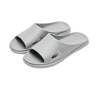 Generisch Cozislides Bathing Shoes Men Women Original Cloud Slippers Cloud Slippers Super Soft Non-Slip Bath Slippers Summer Mules Cloud Slippers Flip Flops Size 40-44, gray, 10 UK