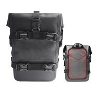 Generisch Crash Bar Bags - 19 x 10 x 39 cm Waterproof Backpack Gear | Pannier Rack Bag | for Long Distance Tours, Outdoor Adventure, Trip, Weekend Camping Riding