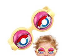 Generisch Crazy Glasses - Wink Effect Pranks for Glasses - Wink Eye Glasses for Stage Shows and Performances - For Men Children Girls Teenagers Adults Shows Parties