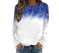 Generisch Crop Sweatshirt with Hood Jacket Drawstring Top Blouse Tops Skull Graphic T Shirts Long Sleeve Pullover Gothic Tops Women's Halloween Sweatshirt, hoodies b8-blue, M