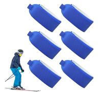 Generisch Cross-Country Ski Straps - 6-Piece Adjustable Protective Padding | Padded Ski Holder for Carrying | for Skiing Outdoor Transport Protection Women Men