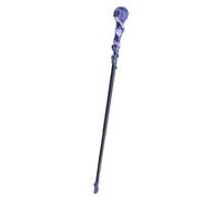 Generisch Crystal Stick - Amethyst with Wooden Handle, Elegant Decorative Prop for Cosplay, Yoga Exercise, Home Decoration, Party Favors, Holiday Events, Costume Accessories for Adults