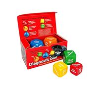 Generisch Cube Disorder Dialogue for Social Emotional Learning Family Dice Game Speech Therapy School Counselor Children's Educator Family Classroom Car Breakdowns Funny (Red, 35 x 20 cm)