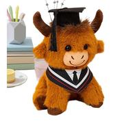 Generisch Cuddly Cow Plush, Sitting, Realistic Farm Decoration, Plush Cows, for Graduation Party, Cuddle, Sleep, Nap Room, Bedroom, Playroom, Couch Pillow