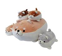 Generisch Cuddly Dog Cushion, Plush , 25 cm, Soft Cushion & Stuffed Toy for Sleep, Sofa, Bed, Children's Room, Living Room, Birthdays, Holidays and Home Decoration