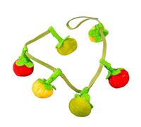 Generisch Cuddly Toy with Cat Toy for Indoor Cats, Bite-Resistant Animal Figure in Tomato Shape for Home, Garden and On the Go Catnip Toy
