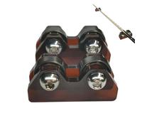 Generisch Cue Straightener - Acrylic 2 Pieces | Billiard Cue Alignment Tester | Control Tool for Training, Repair and Performance Testing