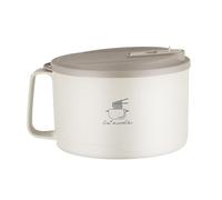 Generisch Cuiseur - Ensemble De Récipients à Déjeuner, Récipient À Déjeuner Portable D´e 1 100 ml | Conception Filterable Pour Cuiseur, Bol à Céréales Anti-Poussière Avec Couvercle