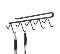 Generisch Cup Holder Under the Cupboard - Cup with 10 Hooks, Space-saving Hanging Storage, Durable Kitchen Cabinet Presentation Solution for Cups, Cups, Glasses