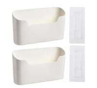 Generisch Cupboard Door - Two Piece Self-Adhesive Wall Mount, Fridge Side Kitchen Box | No Drill, Laundry, Bathroom Shelf for Simple Desktop Scream