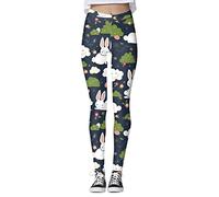 Generisch Custom Women's Easter Resurrection Festival Printed Trousers Custom Tights Running Pilates Long Tights Accessories, darkblue, M