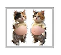 Generisch Cute 3D Stickers - Self-Adhesive 3D Belly Stickers, for Crafts, Laptop Stickers and Mobile Phone Decoration - for Adults, Girls, Diary, Journal, Planner, Mobile Phone Case, Luggage