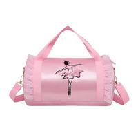 Generisch Cute Ballet Dance Bag Tutu Dress Dance Bag Personalised for Girls Ballerina Travel Bag Hand Bags For Large, pink, One Size