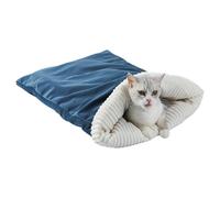 Generisch Cute Cat Bed Warm Cuddly Sleeping Bag for Pets | Pet nest for cats and dogs to rest and cuddle indoors at home when travelling in the car indoors when travelling in the