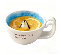 Generisch Cute Coffee Cups - Ceramic Reusable Mug - Duck Penguin Coffee Cup Tea Cup - for Birthday Party Home Office Cafe Restaurant Mother Girlfriend Sister Children Girls