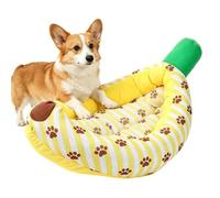 Generisch Cute Dog Bed Funny Banana Boat Non-Slip Couch | indoor puppy bed dog accessories for small medium puppy living room bedroom balcony summer winter