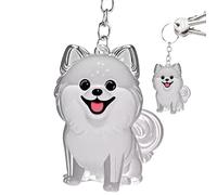 Generisch Cute Key Ring | Pet Hair Collector Keychain Accessory | Bag Pendant and Hair Collection Container, Memory Ornament for Pets, Rear View Mirror Accessories for Handbag, Mobile Phone and, b