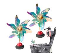 Generisch Cute Windmills - Plastic Car Windmill Decoration Rotating Dashboard Ornament | Funny Interior Rotating Car Vehicle Dashboard Accessories for Women Men A