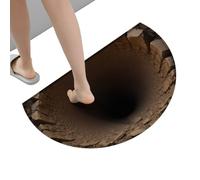 Generisch Cykelkabelrutteringsverktyg - Semicircular Rug for Home Decoration, Outdoor Mats on the Front Door, for Bedroom, Kitchen, Home, Office, Hotel, Party, Decoration, Outdoor