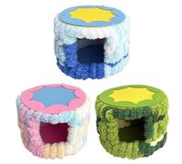 Generisch Cylinder Thickened Nest - 7 Inch Cuddle Hut Thermal Heat Retention Hammock Style Rest Place | Small Animal Conservation Environment, Versatile Habitat, Comfort Equipment