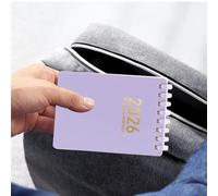 Generisch Daily Planner Notebook - Notebook Spring 2026, A7 Pocket Size Book for Drawing Training Care Study Research Work Dates