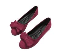 Generisch Damenschuhe Ethnische Freizeitschuhe Sommermode Hohl Atmungsaktiv Flacher Absatz Weiche Sohle Freizeitschuhe Tango Schuhe Women's, red, 8 UK