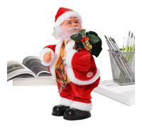Generisch Dancing Santa Claus with Music - Electric Figure - Santa Claus - For Children Adults Home Decoration Children's Room Home Birthday Party