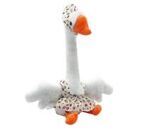 Generisch Dancing Talking Goose, Interactive Plush Twist Toy Doll, Musical Narrative Toys, for Children, Nursery, Birthday, Party, Home, Desk, Room, School