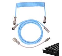 Generisch -Data Cable - Spiral Structure, Flexible Design, Retractable Length, Stable Connection | Mechanical Computer Desktop Workstation Office Replacement USB Cable