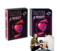 Generisch Date Night Cards | Playing Cards for Couples for Intensive Conversations, 50 Sheets Interactive Activity Relationship Deck for Newlywed Wife, Husband, Boyfriend, Girlfriend, Him, Her