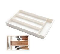 Generisch De Tiroir De Porte-couverts Extensible Conteneur À Ustensiles Séparateurs Réglables D'armoire De Boîte De Rangement D'ustensiles De De Ti