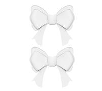 Generisch Decoration for headphones, 2 pieces elastic clamps, headphones decorative bow attachment, for commuting, school, women, girls, teenagers, students