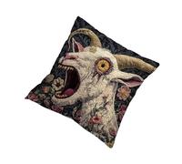 Generisch Decorative Cushion Covers 45 x 45 cm, 45 x 45 cm Screaming Goat Washable, Soft Decorative Cushion Cover - for Home Decor, Living Room, Bedroom, Car, Office, Student Dorm, Apartment