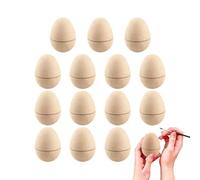 Generisch Decorative Easter Egg, Interactive Christmas Gnome, 15-Piece Paintable Easter Eggs Decoration - for Desk, Bedroom, Living Room, Home, Children and