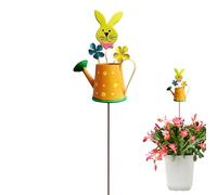 Generisch Decorative garden poles, watering can design for decoration, waterproof decorations for the lawn - for Easter, spring, outdoor, garden, yard, patio as well as