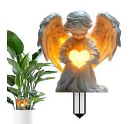 Generisch Decorative Garden Stake - Weather-Resistant Praying Fairy Flat Shape | Acrylic Garden Decoration in the Shape of an Angel Garden Stake | For Patio, Path, Lawn, Yard and Front Garden