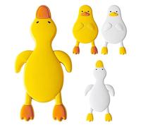 Generisch Decorative Wall Hooks - 4 Piece Towel Rack Set, Small Self Adhesive Traceless Funny Animal Clothes Holder, PVC Iron Sheet Utility Holder for Bathroom