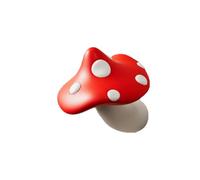 Generisch Decorative Wall Hooks, Mushroom-Shaped Hooks, No Drilling, Mushroom Towel Hook, Wall Mount, for Kitchen, Bedroom, Living Room, Bathroom, Shower, Hallway, Home Decor, Towel, Bag, Key Tool