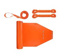 Generisch Deer Sledge - Thick Composite PVC 72.8 x 22.8 Inches | Deer Sledge Weight for Hunting, Heavy Duty, Tear-Resistant Sledge with Wide and Long Rope for Outdoor Use