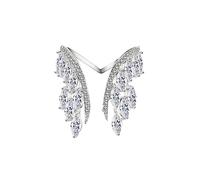 Generisch Der Ringe 1 & RING Angel Ring and Bracelet with Spread Wing Feathers, Open Adjustable Pave Charm Set, Great Jewellery Gift for Women The Rings Tabletop Terrain, A, Other, No Gemstone