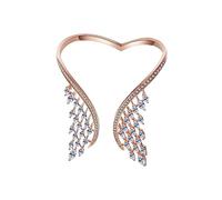 Generisch Der Ringe 1 & RING Angel Ring and Bracelet with Spread Wing Feathers, Open Adjustable Pave Charm Set, Great Jewellery Gift for Women The Rings Tabletop Terrain, A, Other, No Gemstone