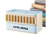 Generisch Desk Drawer Organiser, Multifunctional Non-Slip - Storage Box for Stationery - For Desk Organisation, Home, Workplace, Work, Dorm, School, Daily Learning