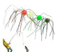 Generisch Dice Bait for Bass Fishing, Slow Sinking Soft Bait for Perch, Pack of 5, Lightweight Swimming Bait Set for Beginners, Freshwater, Saltwater, Zander, Doughnuts, Outdoor